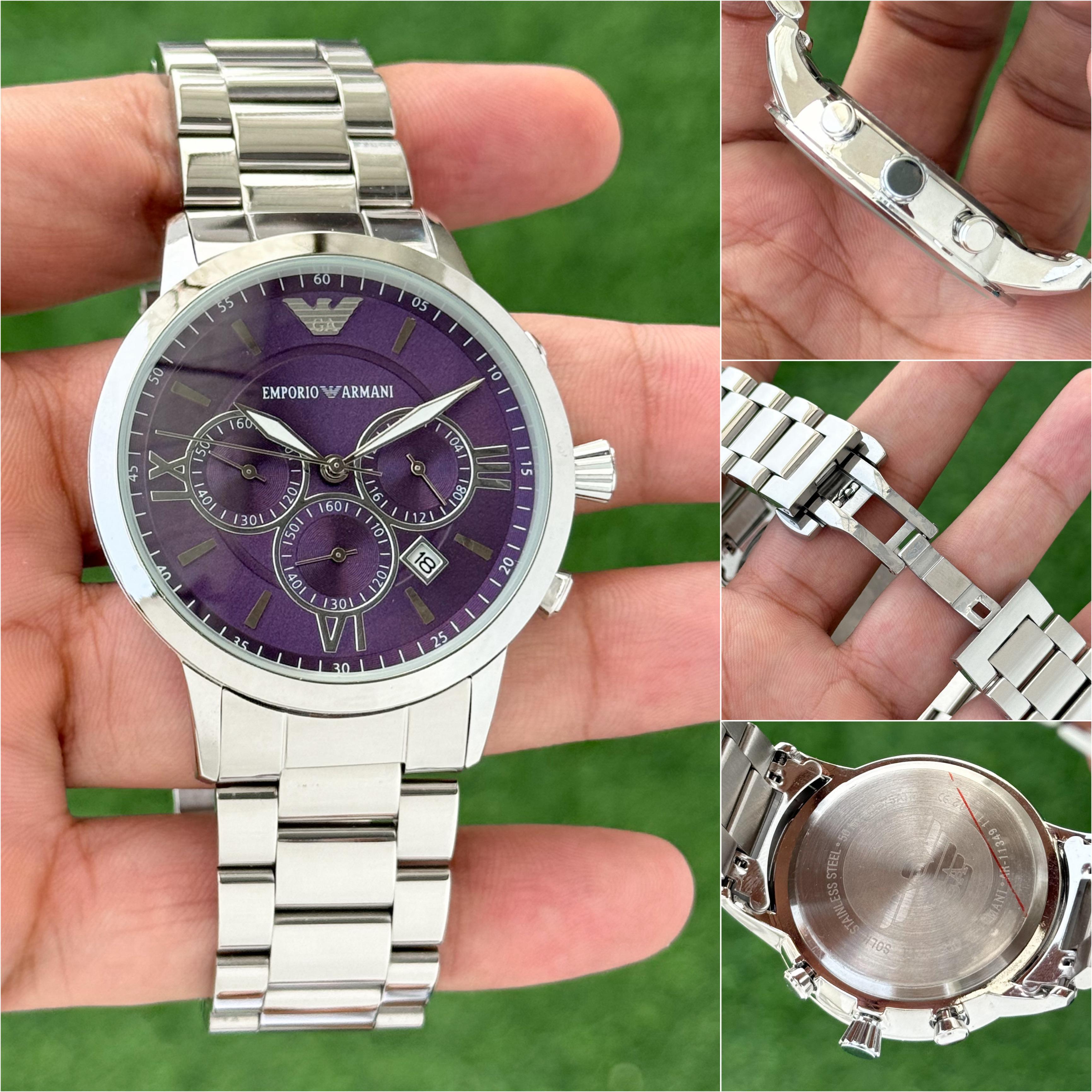 Armani - purple dial For Men
